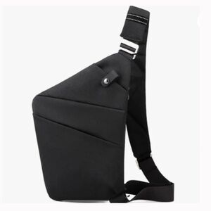 Anti-theft Sling Crossbody Unisex Bag Black